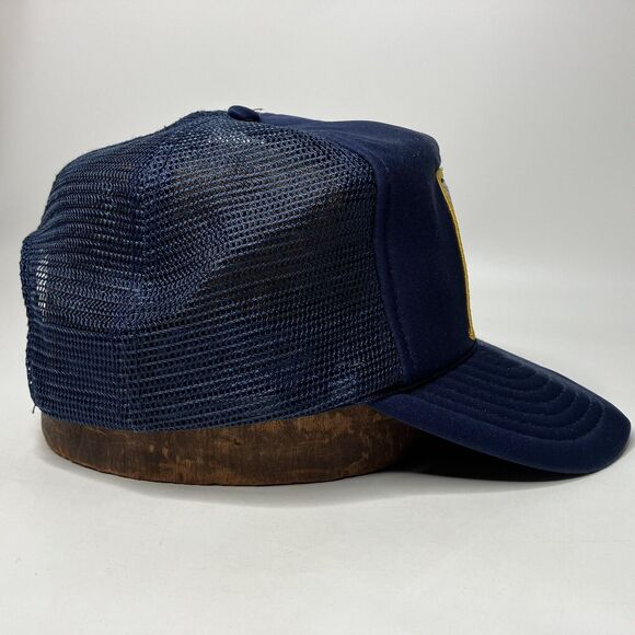 Vtg Pinkerton Inc Security Service Hat Cap Blue Mesh Snapback Embroidered Patch - Picture 5 of 10